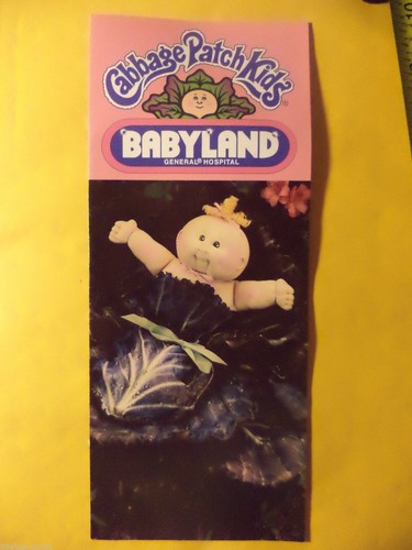 Folleto folleto de viaje Cabbage Patch Babyland Hospital 1994 Cleveland Georgia - Imagen 2 de 4