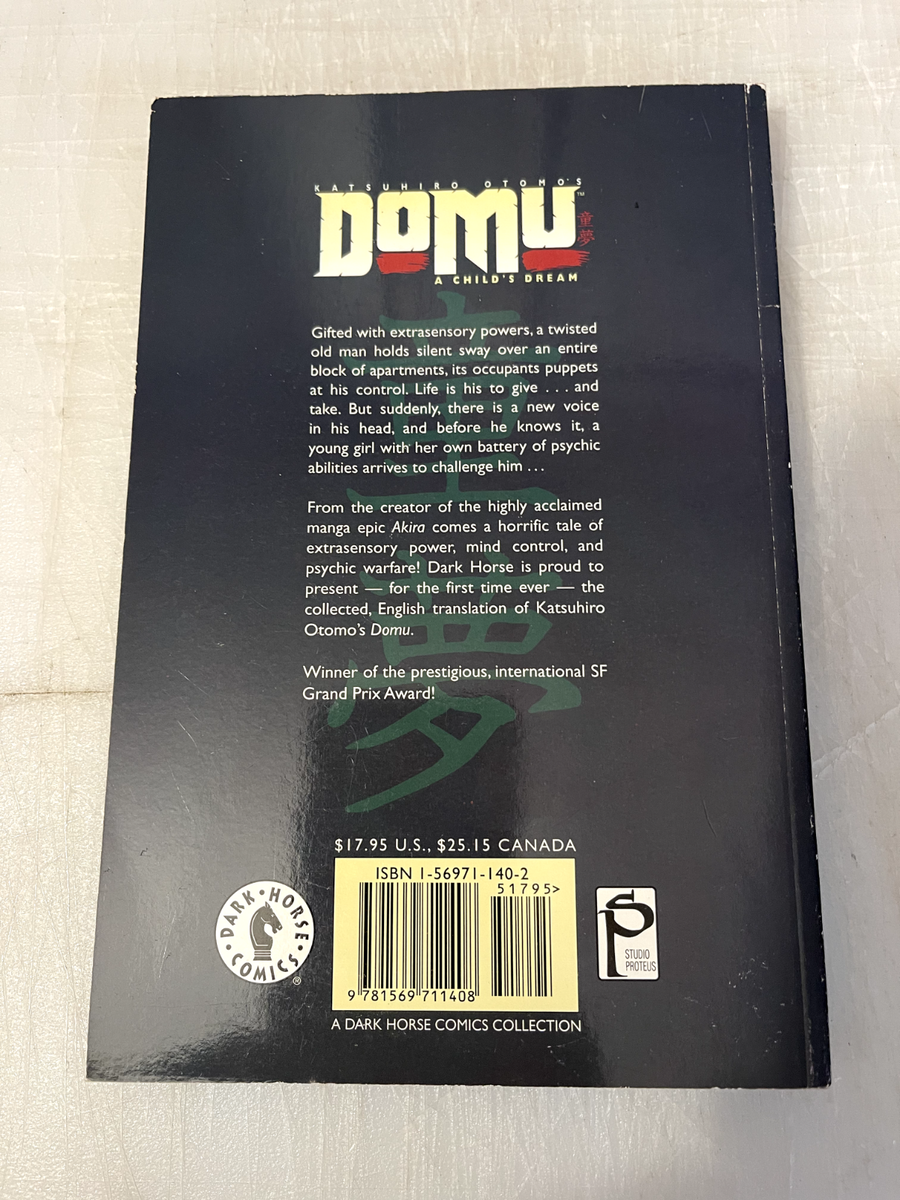 DOMU A CHILD'S DREAM GRAPHIC NOVEL TPB KATSUHIRO OTOMO DARK DOMU A CHILD'S DREAM GRAPHIC NOVEL TPB KATSUHIRO OTOMO DARK