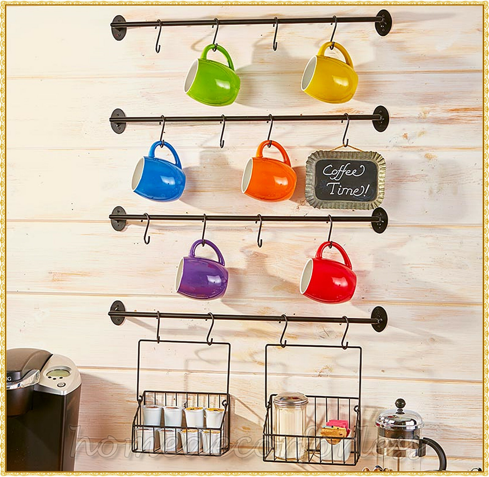 Mug Tree Cup Rack Holder Coffee Stand Storage Kitchen Organizer Tea Metal Mug Tree Cup Rack Holder Coffee Stand Storage Kitchen Organizer Tea Metal
