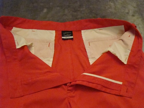 Nike Golf Mens Size 36 Dri-Fit Red Golf Shorts - Picture 3 of 8