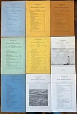 Transactions Of Kansas Academy Of Science Lot Of 9 1947-1949 Scientific Journals