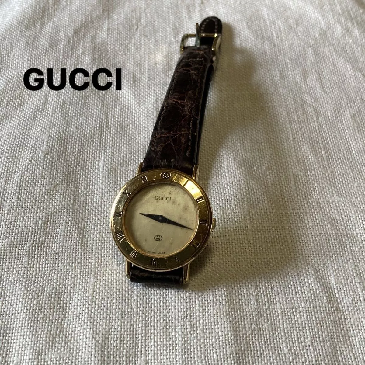 Montre Gucci analogique 3000L poubelle vintage