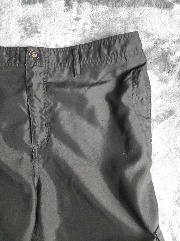 Летние грузовые шорты Ocean Current для мальчиков прямой покрой черные темные стирка размер 16 - Изображение 3 из 4