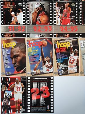 レア90S UPPERDECK JORDAN RETIREMENT CARD 1999 Upper Deck Michael Jordan Retirement CARD SET (Complete 23
