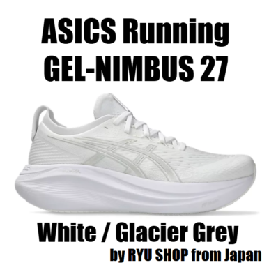 ASICS Running Shoes GEL-NIMBUS 27 1011B958.100 White / Glacier