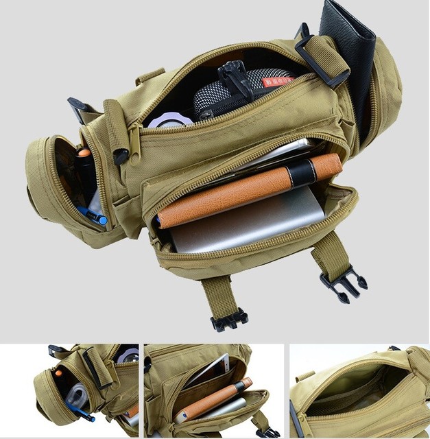 Multi-functional Outdoor Camouflage Waist Bag Military Fan Tactical Bag New Multi-functional Outdoor Camouflage Waist Bag Military Fan Tactical Bag New