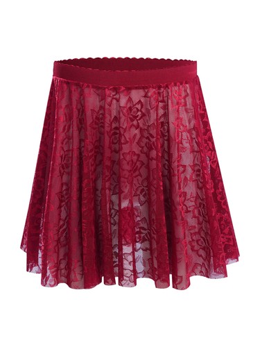 Niñas Falda Princesa Vestido Floral Faldas Informal Minifalda Cintura Elástica - Imagen 30 de 47