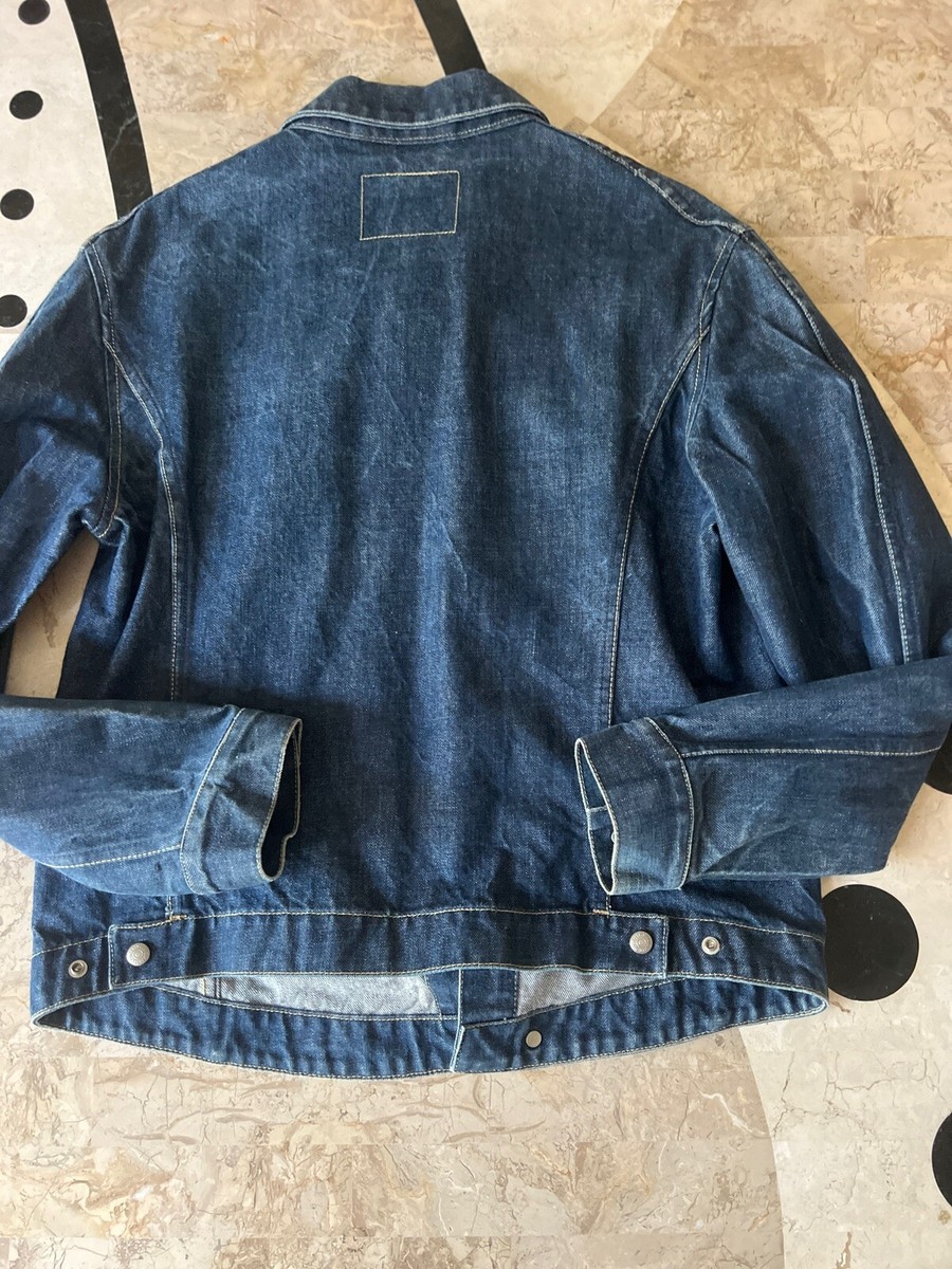 Levi's Engineered Jeans Blue Denim Jacket Size Slim L | eBay