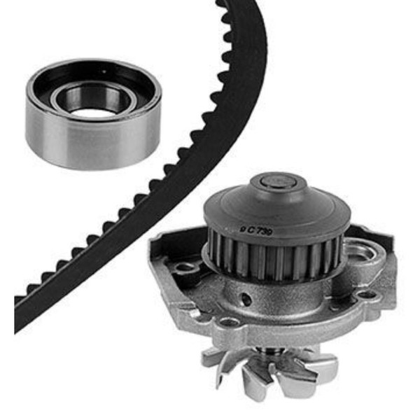 Metelli Wasserpumpe + Zahnriemensatz FüR Fiat Panda 169 141A_ Seicento/600-image