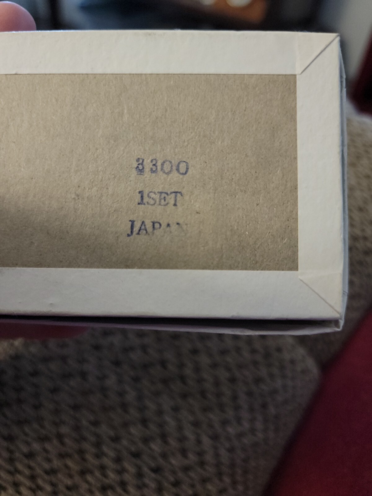 Set 6 Vintage Ceramic Name Write On Porcelain Place Cards Japan Raised