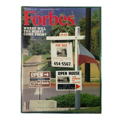 Forbes Magazine September 14, 1981 American Express' Big Gamble