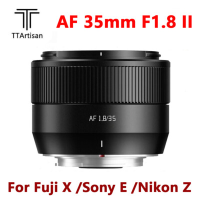 TTArtisan AF 35mm F1.8 II APS-C Auto Focus Lens for Fuji X /Sony E/Nikon Z Mount