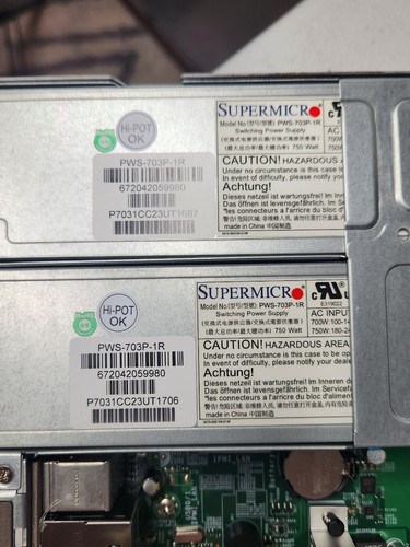 SUPERMICRO CSE-119 1U 2x Xeon X5675 3.06 ghz 64 gb RAM 6 TB HDD - Picture 17 of 24