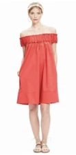 Hatch Maternity Women’s THE AUDREY DRESS Poppy Ruffled Swing Size O/S (onesize) 