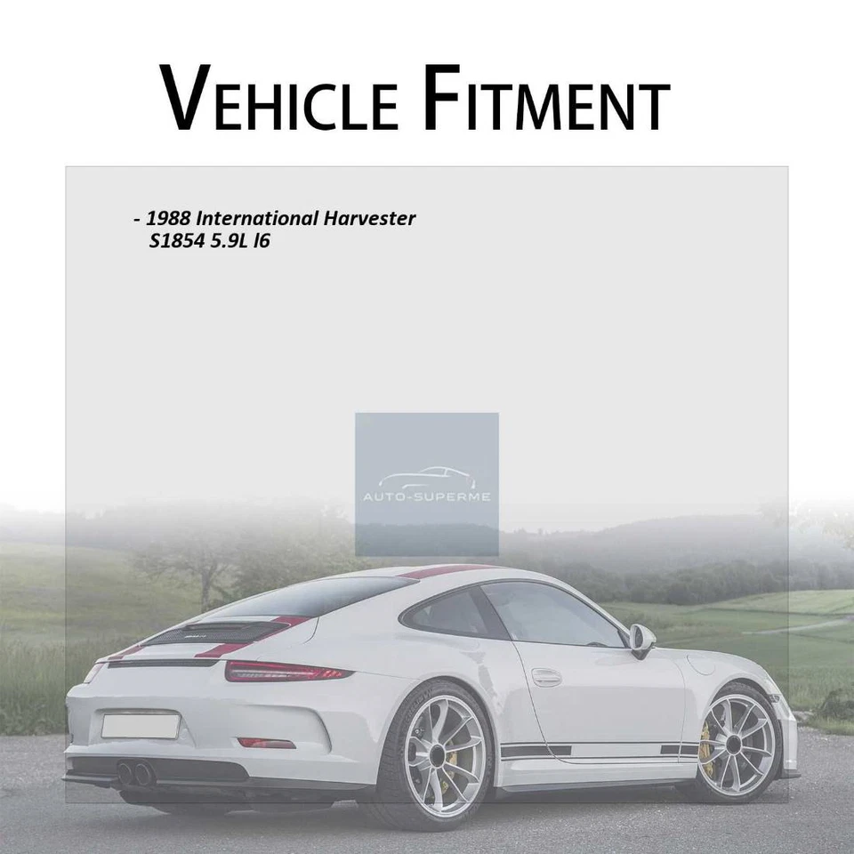 Mangueira de líquido de arrefecimento do radiador superior para 1986-1989 International Harvester 1754 5,9L - Imagem 3 de 4