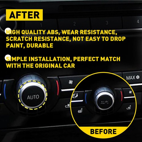 A/C Air Conditioner Control Switch Knob Button For BMW 520i X5 528i 530i 740Li - Picture 12 of 17