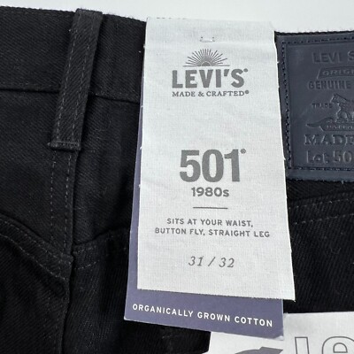 Levi's Made & Crafted Men 80s 501 Original Fit Selvedge Levi's Made & Crafted Men 80s 501 Original Fit Selvedge
