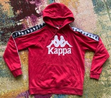 Kappa Mens Hooded Sweatshirt Size Large Pocke...