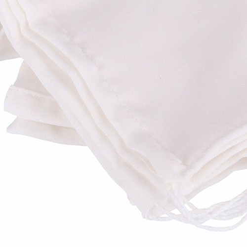 20× Organic Cotton Nut Milk Bag Reusable Food Strainer Brew Coffee Cheese Cloth - Picture 13 of 15