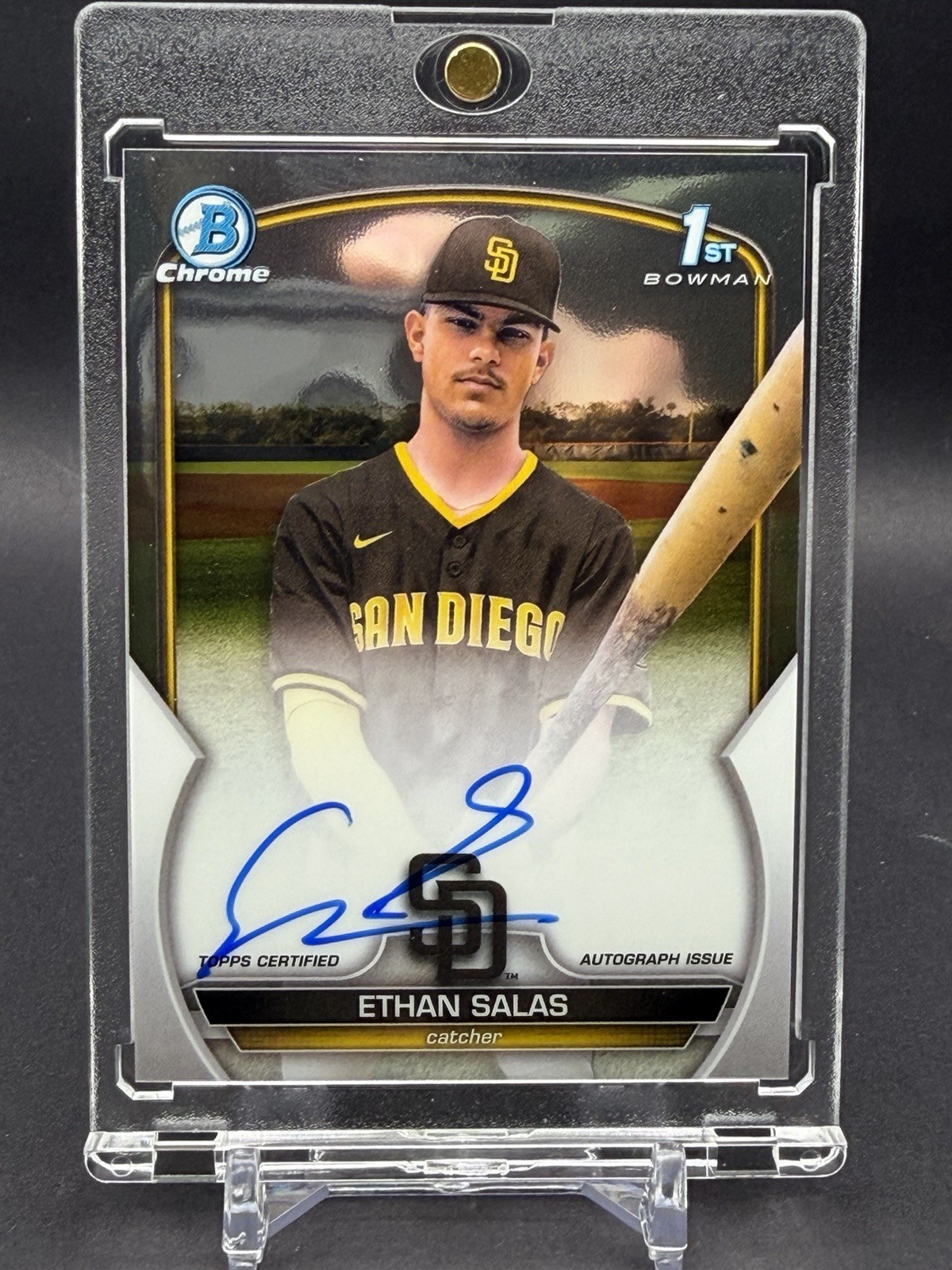 Ethan Salas 2023 Bowman Chrome #CPA-ESS Prospect Auto (1st) Price