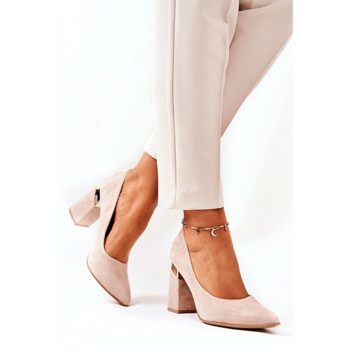 Lewski Shoes Suède Pumps Lewski 3117 Beige - Imagen 7 de 7