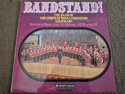 The Band Of The Corps Of Royal Engineers - Bandstand! - LP - Rediffusion   ZS140
