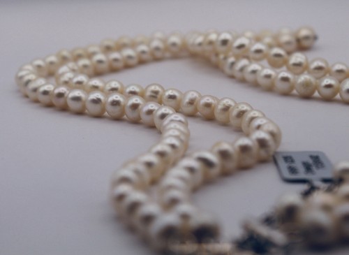 AA Japanese Akoya Double Row Pearl Necklace- Adjustable- Never Worn - Picture 3 of 24