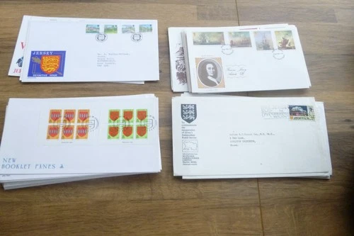 FIRST DAY COVERS JERSEY  48 COVERS 1960s to 1990s