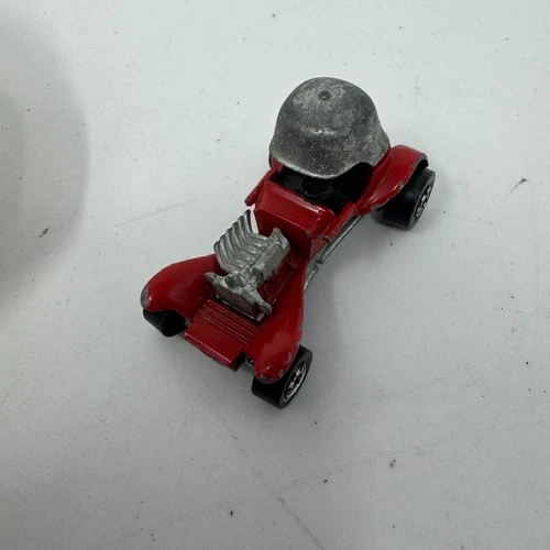 VTG HOTWHEELS RED BARON Redline RED 1969 RARE HK Mattel Diecast Car