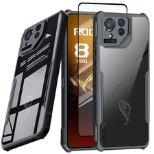 ASUS ROG Phone 8 Pro Case, Ultra-Thin TPU Bumper, Clear Back, Drop Protection
