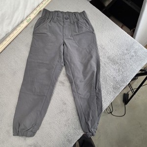 Patagonia Sunrise Trail Pants Kids XS 5-6 Gray Jogger Elastic Waist Hiking