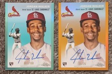 2023 Topps Chrome Anniversary  Auto Jordan Walker LOT Orange #/25 & #/150 SSP RC