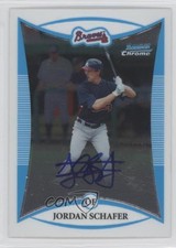 2008 Bowman Chrome Prospects Prospect Auto Jordan Schafer #BCP247 Auto 0i0