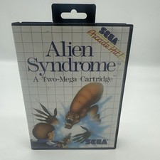 Alien Syndrome Sega Master System Complete CIB Manual  Box game Tested!