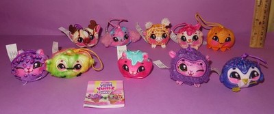 Cookeez Makery Yum Yumz Mini Plush Lot Moose Toys 10 Different