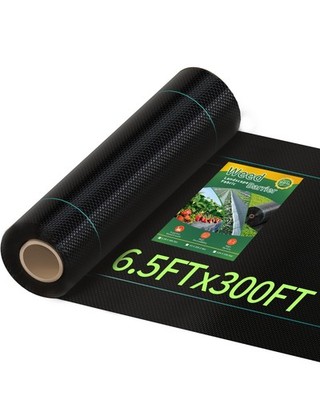 6.5ftx300ft Weed Barrier Landscape Fabric Heavy Duty, Premium 3OZ Garden Geot...
