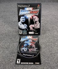 WWE SmackDown vs. Raw 2006 (Sony PlayStation 2, complete w/manual) CIB - Tested