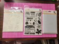 Simon Says Stamp Autumn Stamp And Embossing Set