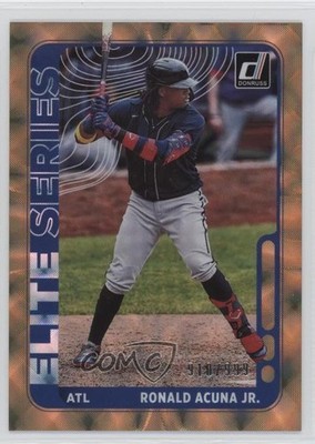 2021 Panini Donruss Elite Series 910/999 Ronald Acuna Jr #ES4 12zw