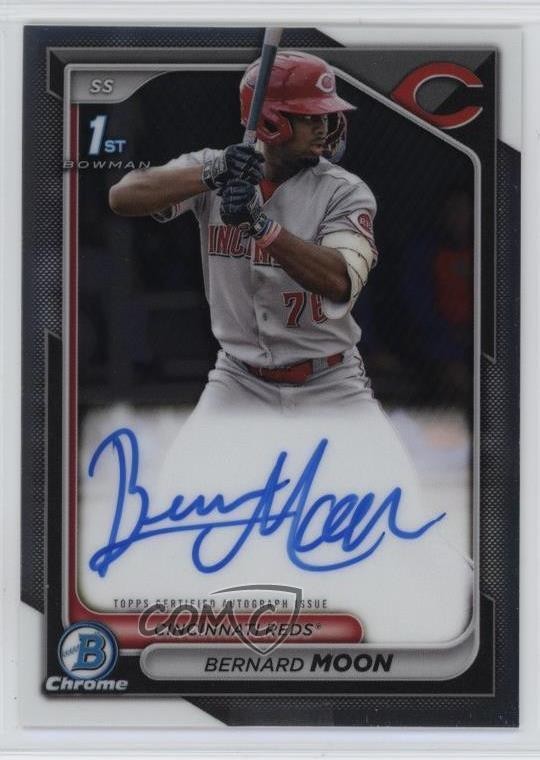 2024 Bowman Chrome Prospect Auto Bernard Moon #CPA-BMO Auto 1b79