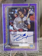 2025 Topps Pro Debut - Jacob Cozart - Purple Foil Auto /299 #PD-3 - Guardians