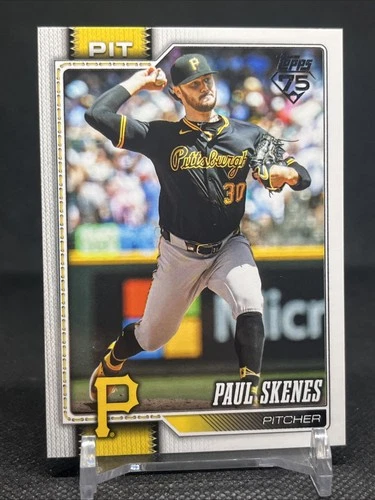 Paul Skenes 2026 Topps Series 1 (SP) Companion Card #100 Pittsburgh Pirates