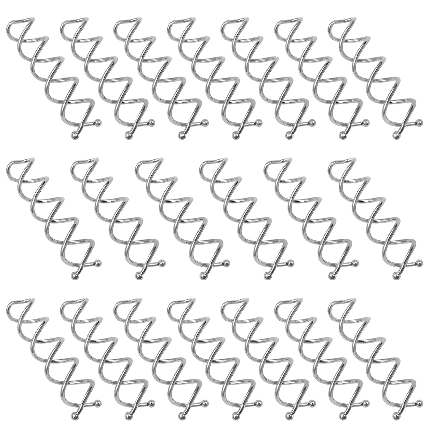 20 Pcs Spiral Hair Pins round Spiral Bobby Pins for Women Bun Hair Accessories