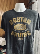 Vintage Boston Bruins Hockey Large T-Shirt CCM Soft Comfortable Badass Bruins T!