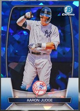 2023 Bowman Chrome Sapphire Edition Baseball Aaron Judge #63 VG