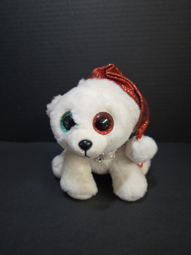 Ty Beanie Babies 6" Oslo the Polar Bear *stained, View Pictures*