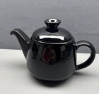 Vintage Frankoma Black Teapot 6T Mid Century Modern USA