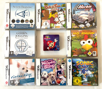 Original Nintendo DS Spiele #1  |  8x NDS-Spiele + Super Mario Galaxy: Goldmünze