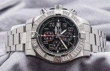 Breitling Super Avenger II Chronograph 48mm FACTORY DIAMONDS $13K MSRP A13371 3