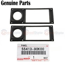 Genuine LandCruiser HZJ77 HZJ76 HZJ75 HZJ74 Dash Radio Surround Panel Set x2